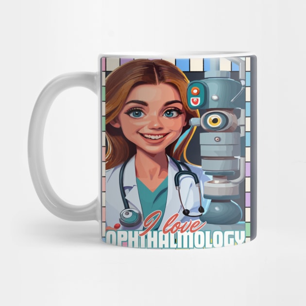 I love Ophthalmologist cute doctor ,brafdesign by Brafdesign